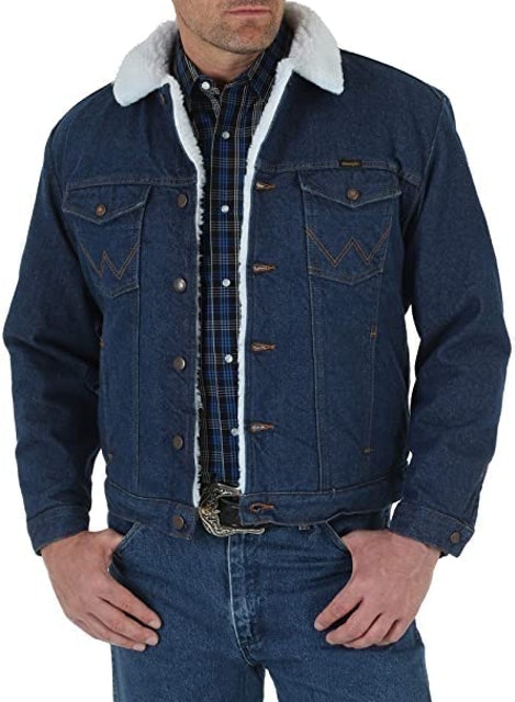 Wrangler Western Style Lined Denim Jacket 1