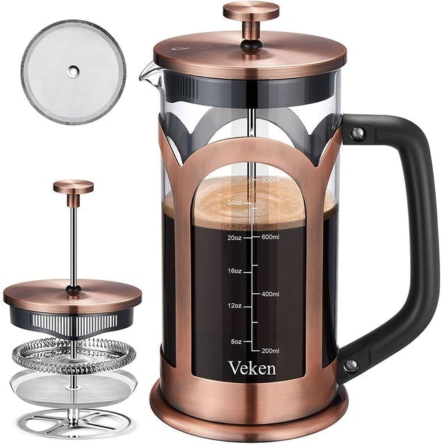 Veken French Press Coffee and Tea Maker 1