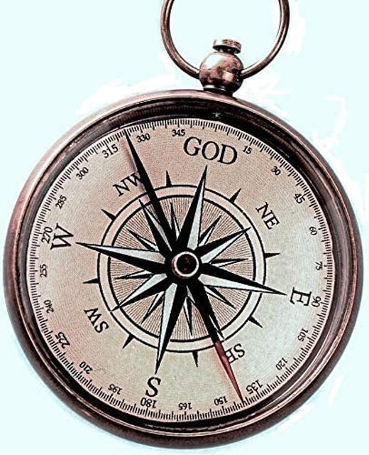 God is My Guide Compass With Display stand 1