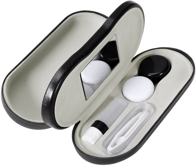 ROSENICE 2-in-1 Double Sided Glasses Case and Contact Lens Case 1