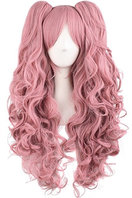 MapofBeauty Lolita Curly Clip on Ponytails Cosplay Wig 1