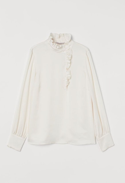 H&M Ruffle-Trimmed Blouse 1