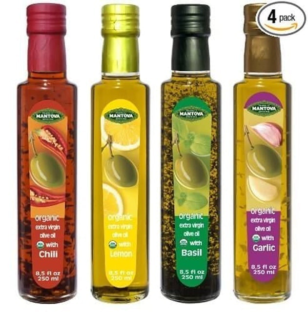 Mantova Flavored Extra Virgin Olive Oil Variety Pack 1