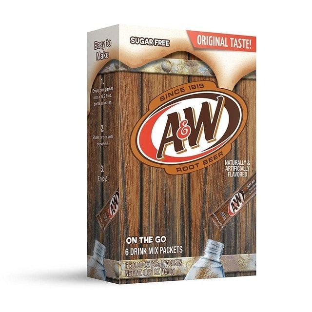 A&W Root Beer Powder Drink Mix 1