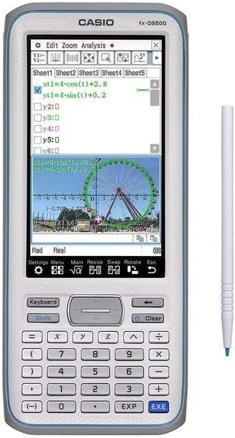 Casio Touchscreen With Stylus Graphing Calculator 1