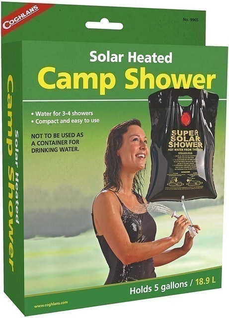 Coghlan's Solar-Heated Camp Shower 1