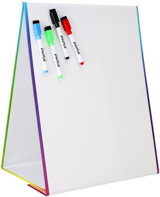 DasKid Tabletop Magnetic Easel and Whiteboard 1