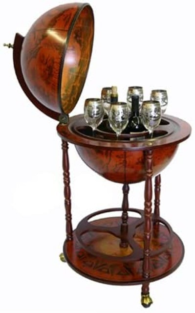 eHome Products Sixteenth-Century Italian Replica Globe Bar 1