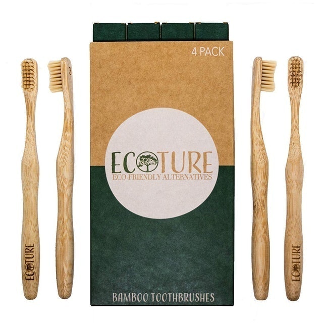 Ecoture Biodegradable Bamboo Toothbrushes 1