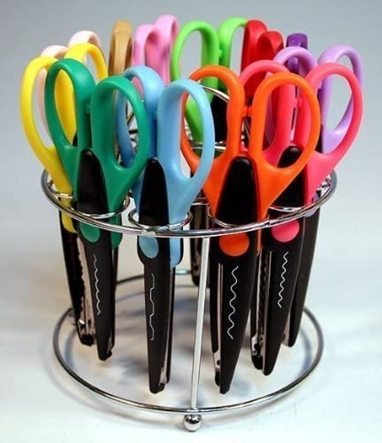 Strokes Office Supplies Paper Edger Scissors With Stand 1