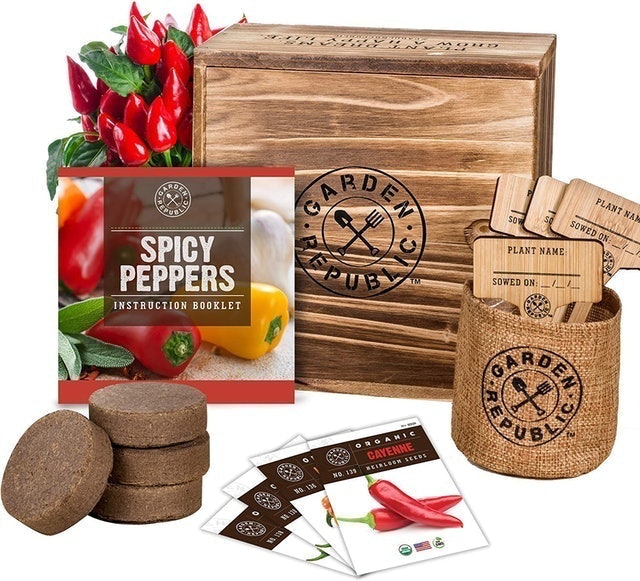 Garden Republic Spicy Peppers Starter Kit 1