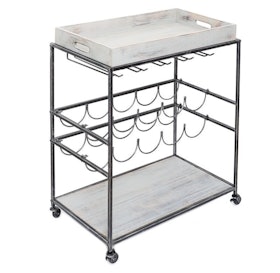 10 Best Rolling Bar Carts in 2022 (Gracie Oaks, Christopher Knight Home, and More) 5
