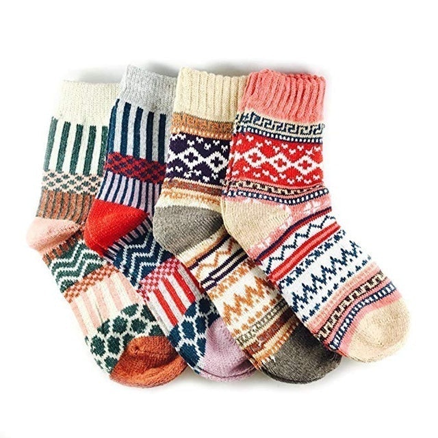Joyca & Co.  Multicolor Thick Winter Crew Socks 1
