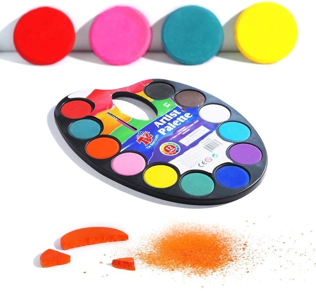 TBC The Best Crafts Artist Paint Palette With Paint Brush 1