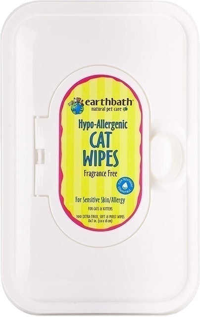 Earthbath Hypo-Allergenic Cat Wipes 1