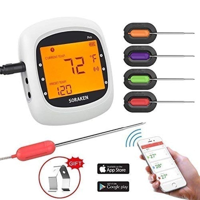 Soraken Wireless Meat Thermometer for Grilling 1