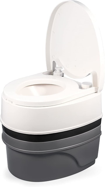 Camco Premium Travel Toilet With Detachable Tank 1