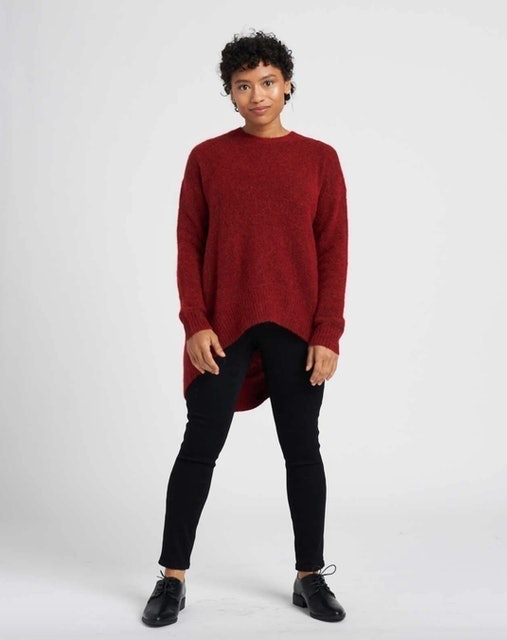 Universal Standard Melissa High-Low Sweater 1
