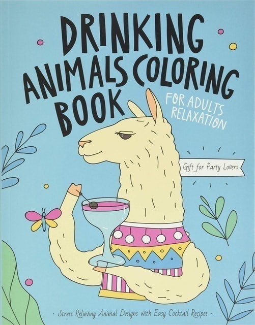 Caffeinestar Publishing Drinking Animals Coloring Book 1