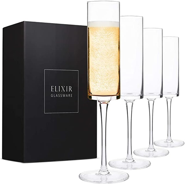 Elixir Glassware Edge Champagne Glass 1