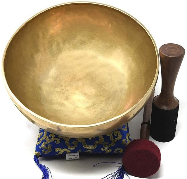 Thamelmart for Beautiful Minds Master Healing Hand-Hammered Tibetan Singing Bowl 1