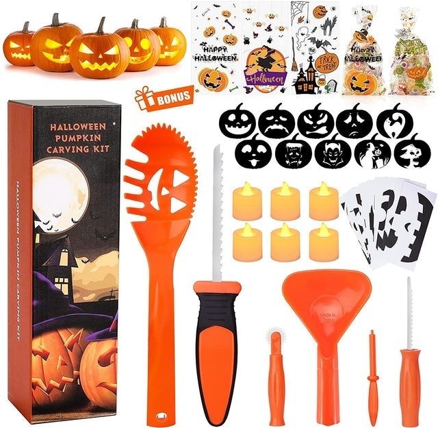Skinosm Halloween Pumpkin Carving Kit 1